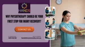 Physiotherapist guiding patient with resistance band exercise for injury recovery in a modern clinic