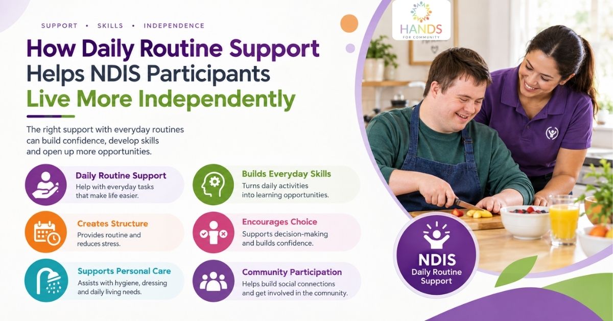 How Daily Routine Support Helps NDIS Participants Live More Independently