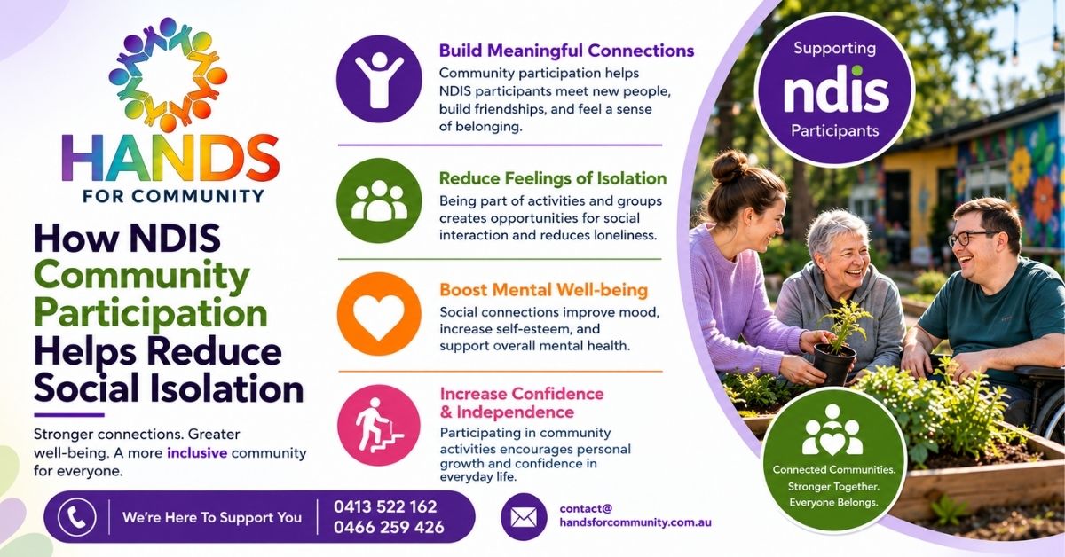 How NDIS Community Participation Helps Reduce Social Isolation